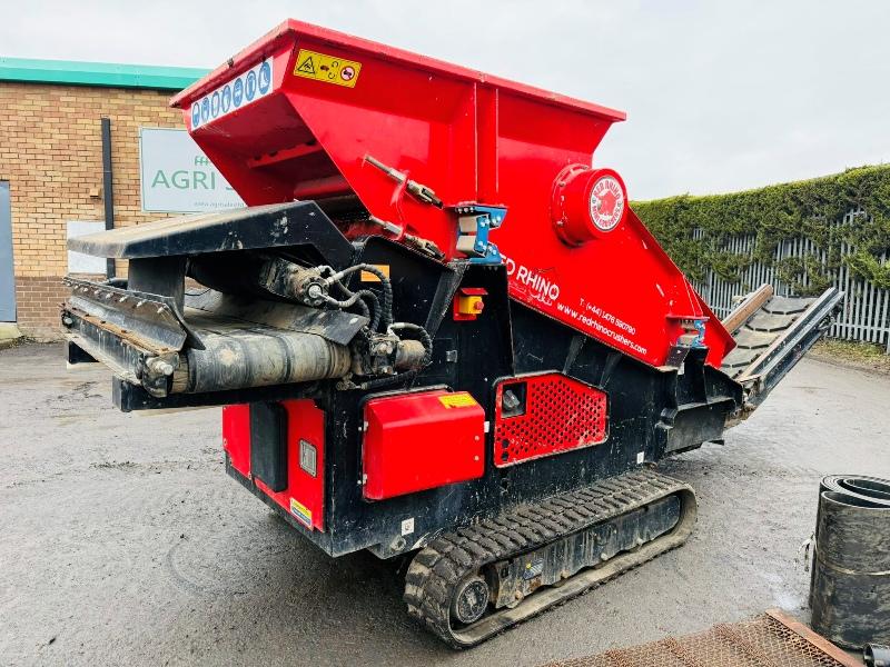 RED RHINO TRACKED 3 WAY MINI SCREENER*C/W REMOTE CONTROL*YEAR 2021*VIDEO*