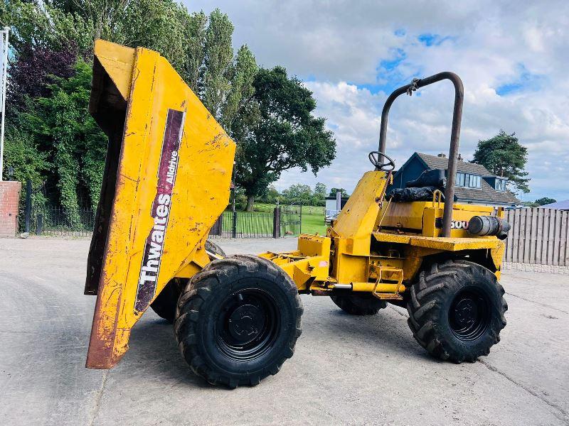 THWAITES ALLDRIVE 6000 4WD DUMPER C/W ROLE BAR & PERKINS ENGINE *VIDEO*
