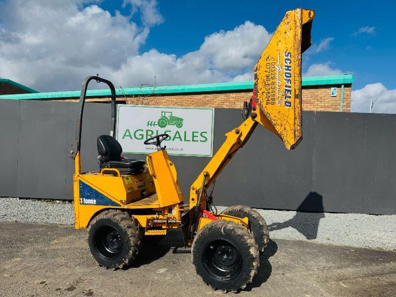 THWAITES 1 TONNE HIGH TIP DUMPER *C/W YANMAR ENGINE*