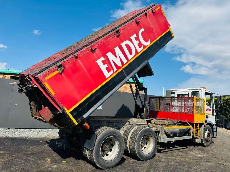 IVECO HOTBOX TIPPER TRUCK 6X4 STEEL FRAME*VIDEO*