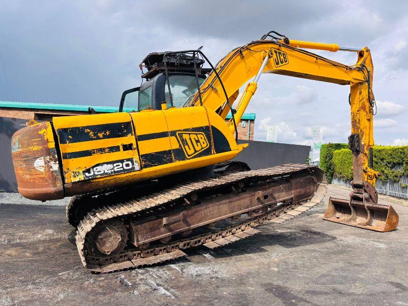 JCB JS220 TRACKED EXCAVATOR*C/W BUCKET*VIDEO*