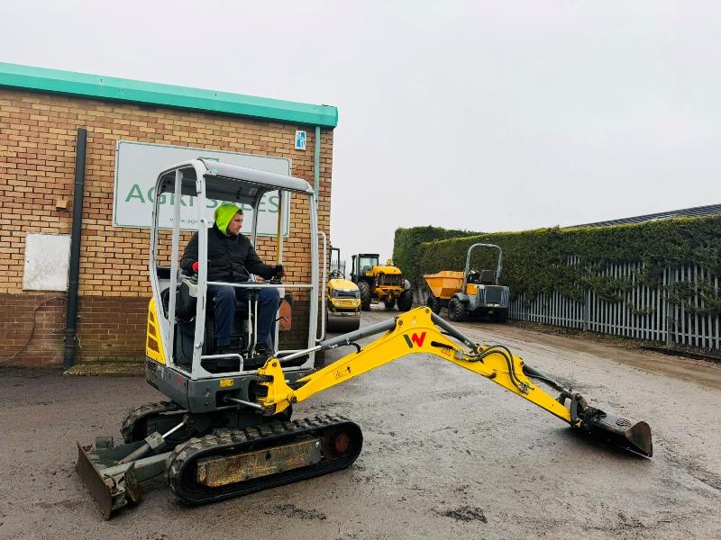 WACKER NEUSON ET16 EXCAVATOR*YEAR 2019*C/W BUCKET*VIDEO*