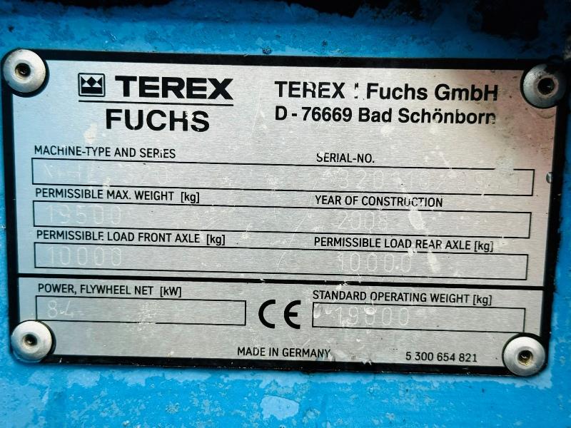 FUCHS MHL 320 HIGH RISE SCRAP HANDLER*C/W ROTATING SCRAP GRAB*VIDEO*