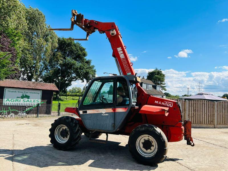 MANITOU MLT628T 4WD TELEHANDLER *AG-SPEC* C/W PICK UP HITCH *VIDEO*