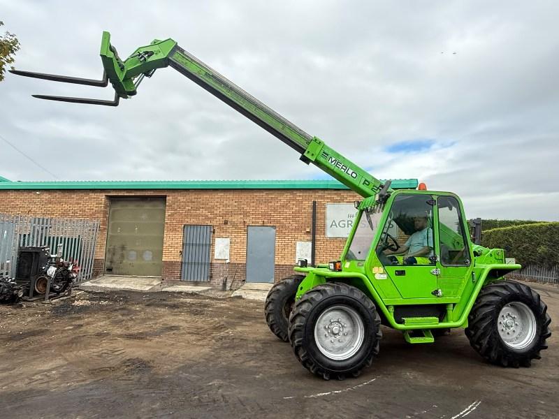 MERLO P28.7 EVT TELEHANDLER*AGE SPEC*C/W PALLET TINES*VIDEO*