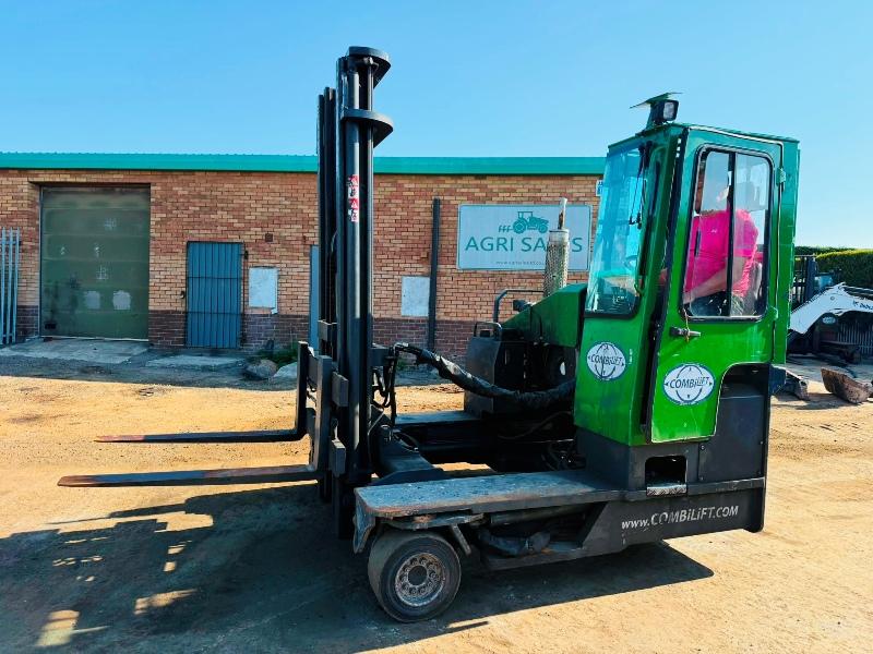 COMBILIFT C4000 DIESEL TRUCK MOUNTED FORKLIFT*C/W FORK POSITIONER*VIDEO*