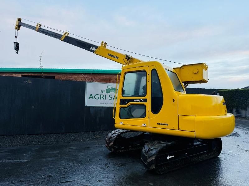 KOMATSU LC605-2 TRACKED CRANE*C/W RUBBER TRACKS*VIDEO*