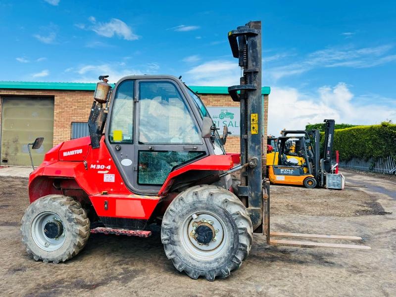 MANITOU M30-4 FORKLIFT*C/W PUH*YEAR 2015*8030 HOURS*VIDEO*