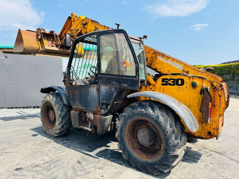 JCB 530-70 TELEHANDLER*C/W BUCKET & TINES*VIDEO*