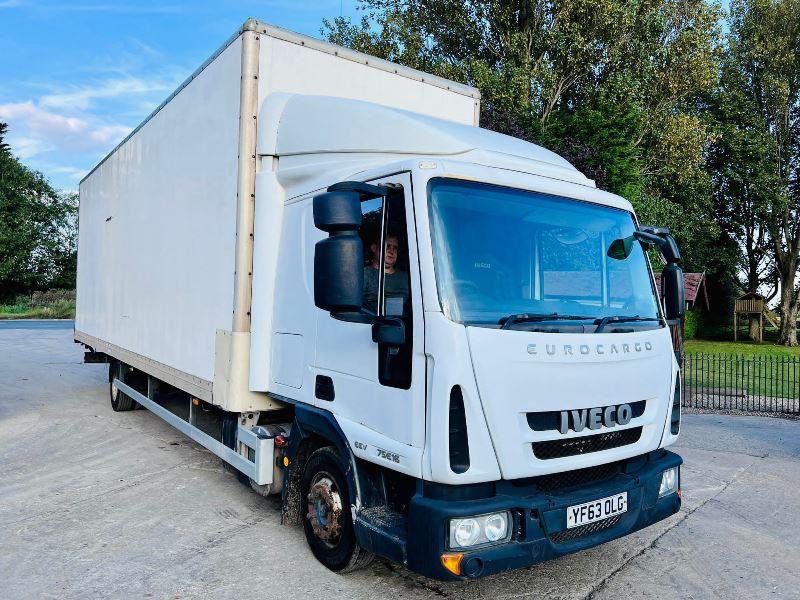 IVECO EUROCARGO 7.5 TON BOX TRUCK *YEAR 2013* C/W REVERSE CAMERA *VIDEO*