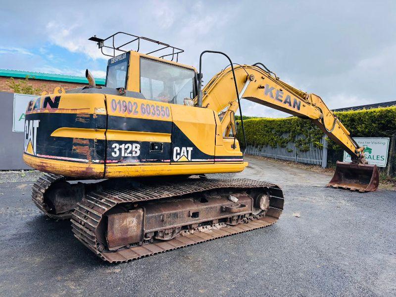 CAT 312B EXCAVATOR* READING 9108 HOURS*C/W QH & BUCKET*VIDEO*