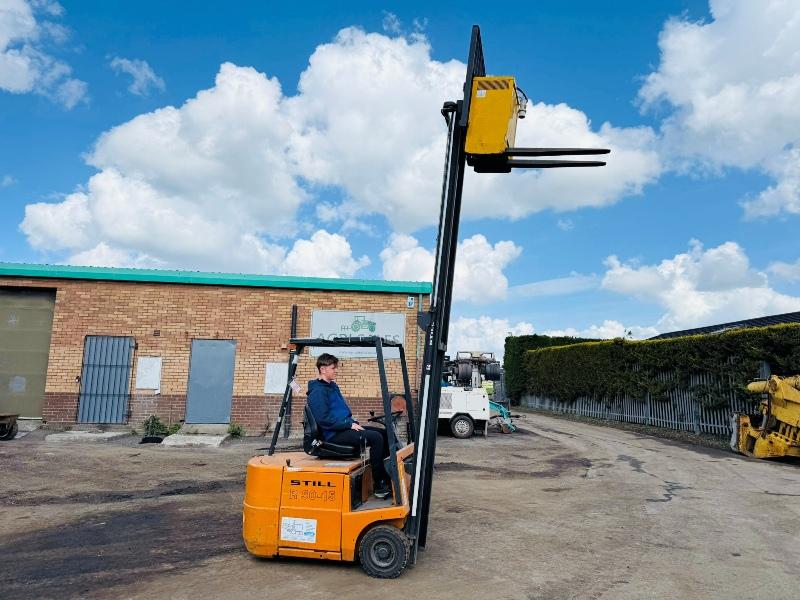 STILL R50-15 FORKLIFT*C/W CHARGER*VIDEO*