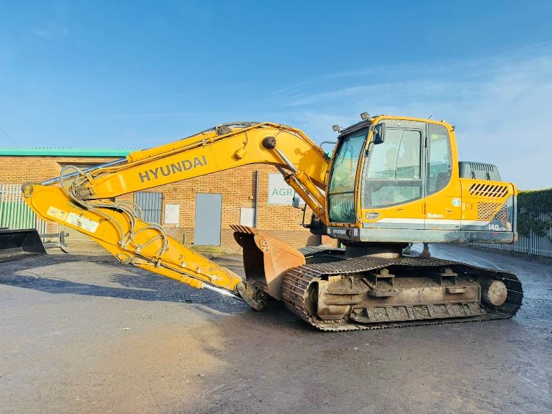 HYUNDAI ROBEX 140LCM-9A EXCAVATOR*C/W BUCKET*YEAR 2015*VIDEO*