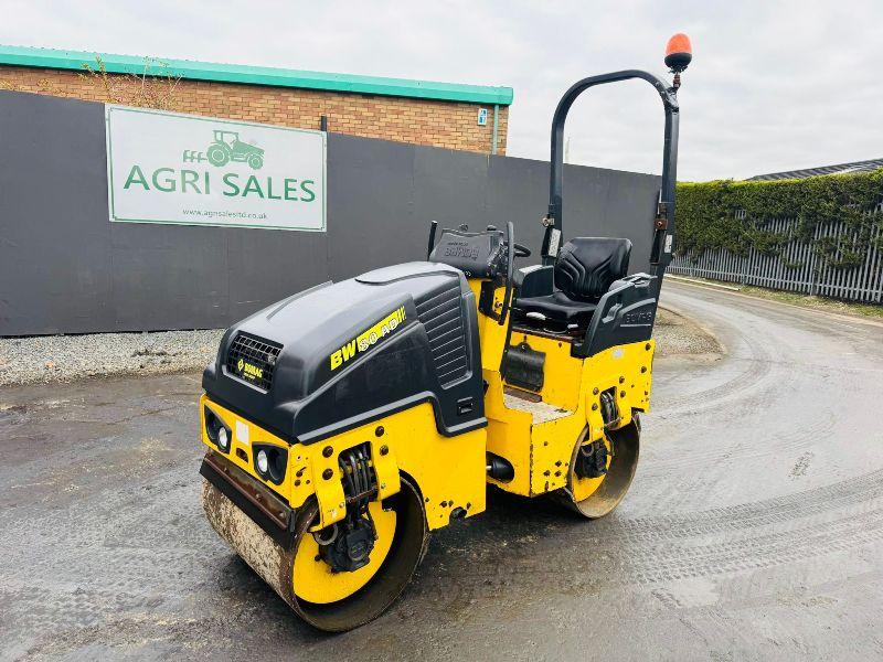 BOMAG BW 80AD-5 TANDEM ROLLER*YEAR 2015*C/W KUBOTA ENGINE*VIDEO*