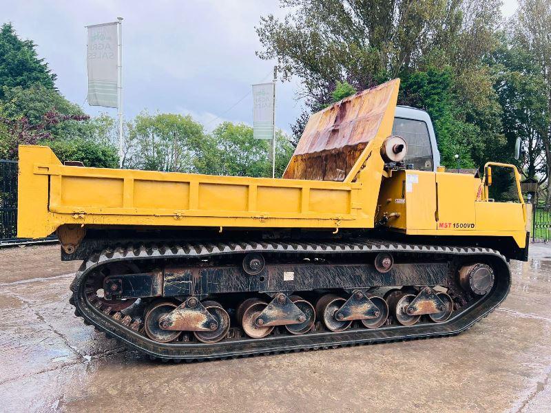 MOROOKA MST1500VD TRACKED DUMPER * 5875 HOURS * C/W RUBBER TRACKS *VIDEO*