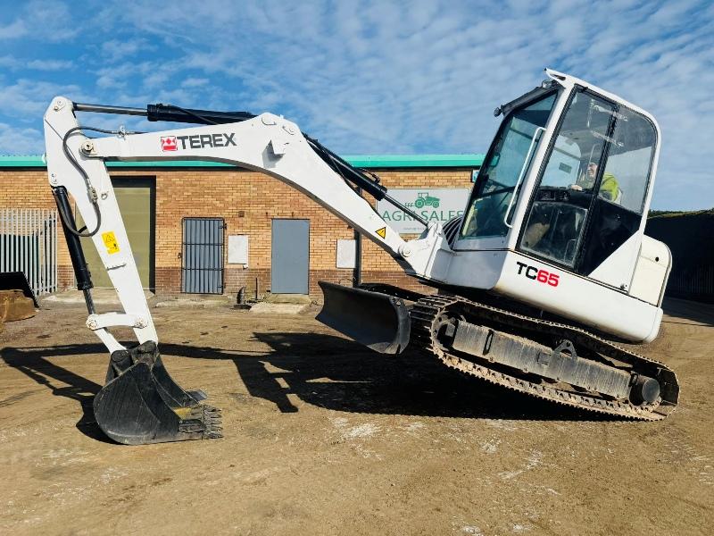 TEREX TC65 TRACKED EXCAVATOR*C/W ISUZU ENGINE*VIDEO*