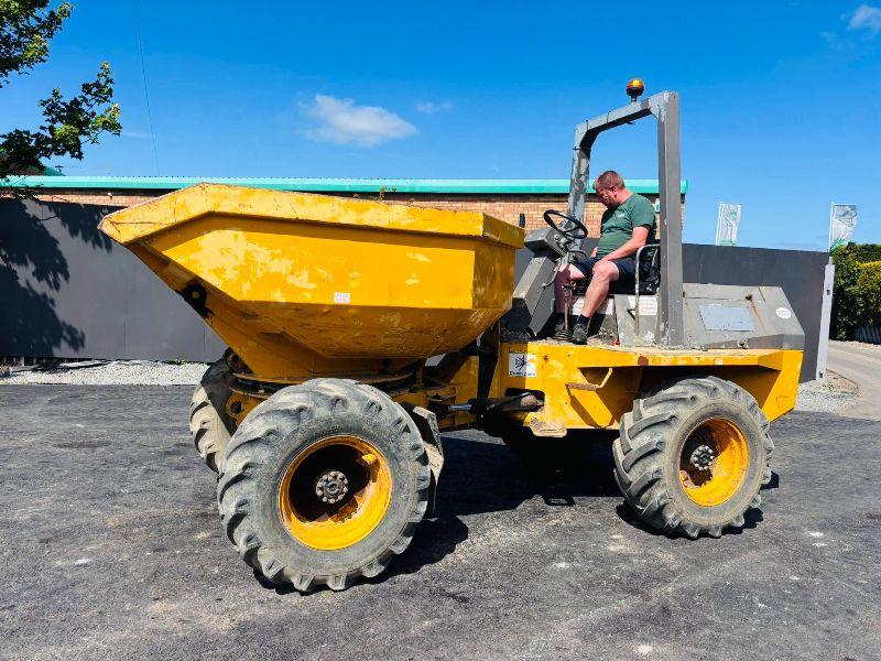 BENFORD 6 TONNE SWIVLE TIP DUMPER*C/W PERKINS ENGINE*VIDEO*