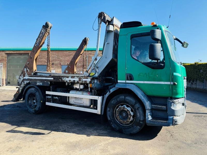 DAF LF220FA RIGID SKIP LORRY*C/W PULL OVER NET*YEAR 2017*VIDEO*