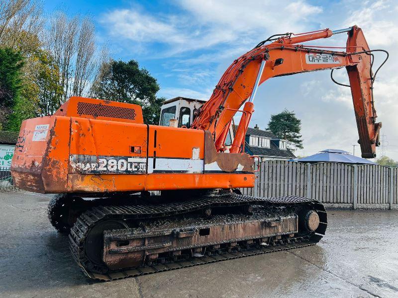 DAEWOO SL280LC-III EXCAVATOR C/W DAEWOO ENGINE *VIDEO*