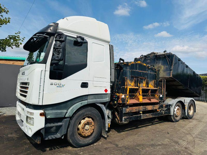 IVECO STRALIS 500 HOT BOX LORRY*C/W REAR TIP*VIDEO*