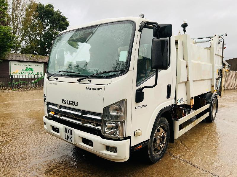 ISUZU EASY SHIFT N75.190 4X2 BIN LORRY *YEAR 2011* C/W FARID TIPPING GEAR *VIDEO*