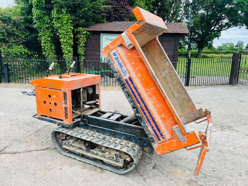 WINBULL WB600 HIGH TIP TRACKED DUMPER C/W MANAL GEAR BOX *VIDEO*