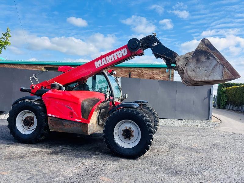 MANITOU MLT741 120 PS TELEHANDLER* AG SPEC *C/W BUCKET*YEAR 2016*VIDEO*