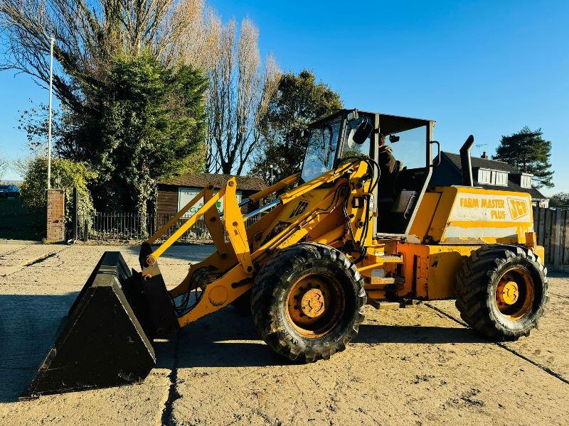 JCB 412 4WD LOADING SHOVEL C/W PERKINS ENGINE & BRAND NEW BUCKET *VIDEO*