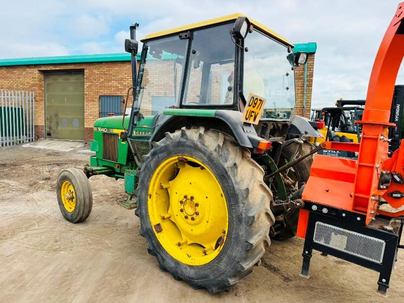 JOHN DEERE 1640 2WD TRACTOR*C/W REAR LINKAGE*VIDEO*