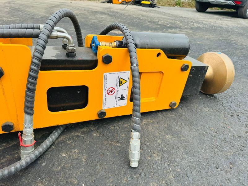NEW*2025*CAPTOK CK-D680 HYDRAULIC POST KNOCKER TO SUIT SKIDSTEER*VIDEO*