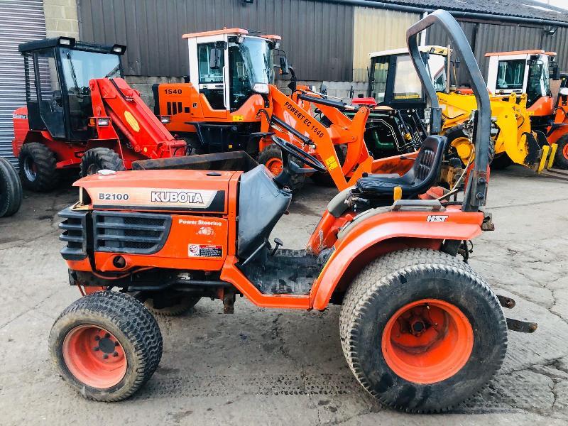 KUBOTA B2100 4WD COMPACT TRACTOR C/W POWER STEERING