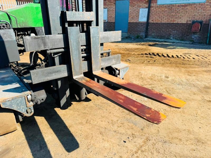 COMBILIFT C4000 DIESEL TRUCK MOUNTED FORKLIFT*C/W FORK POSITIONER*VIDEO*