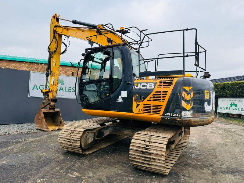 JCB JS130LC TRACKED EXCAVATOR*C/W BUCKET*YEAR 2012*VIDEO*