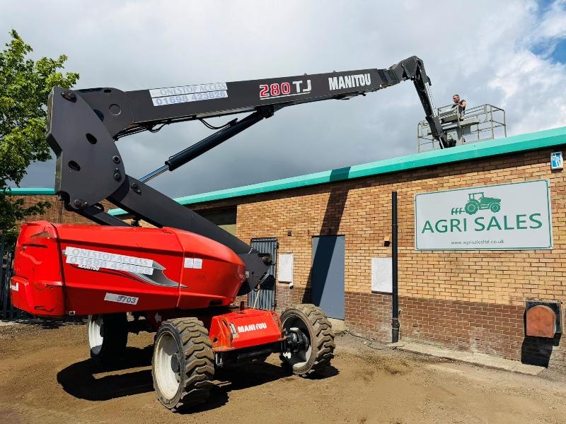 MANITOU 280TJ ARTICULATED BOOM LIFT*YEAR 2016*VIDEO*