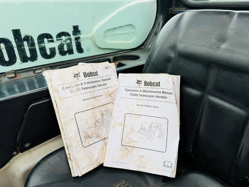 BOBCAT T2250 TELEHANDLER*YEAR 2014*3686 HOURS*AG SPEC*VIDEO*