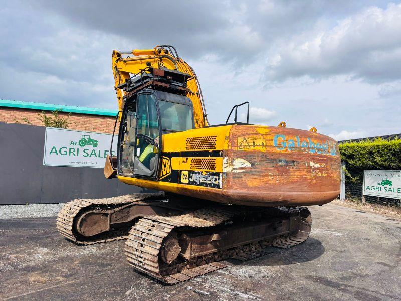 JCB JS220 TRACKED EXCAVATOR*C/W BUCKET*VIDEO*