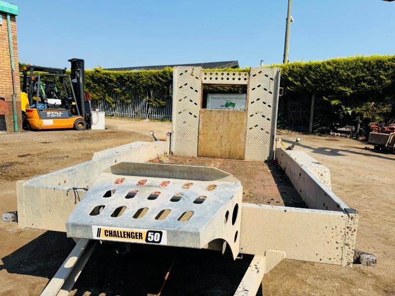 TWIN AXLE INDESPENSION TRAILER*C/W DROP DOWN RAMPS*VIDEO*
