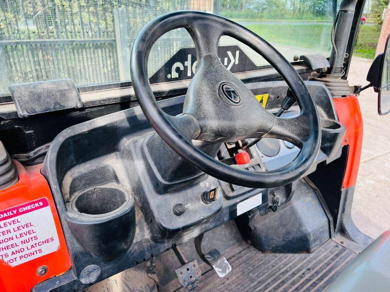 KUBOTA RTV900 4WD UTV *ROAD REGISTERED, YEAR 2011* C/W POWER STEERING *VIDEO*