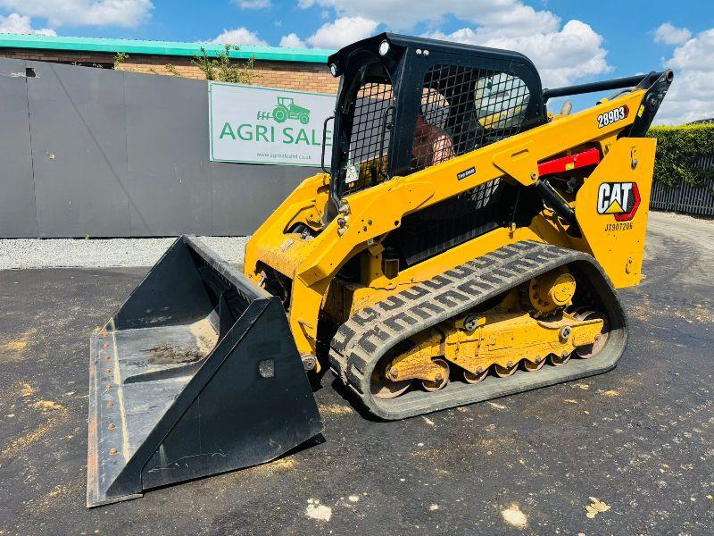 CATERPILLAR 289D3 TRACKED SKIDSTEER*C/W BUCKET*YEAR 2021*VIDEO*