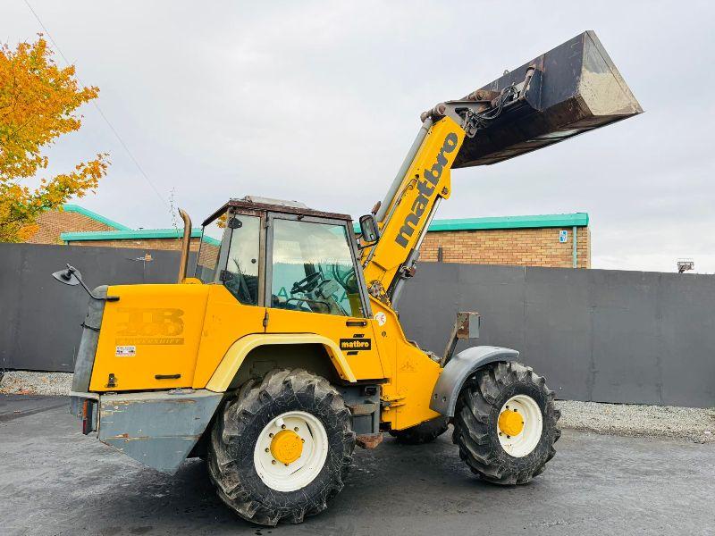 MATBRO TR200 4WD TELEHANDLER *C/W PIN AND CONE HEAD STOCK & BUCKET*VIDEO*