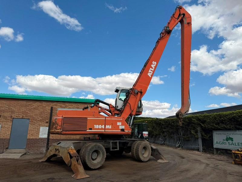 ATLAS 1804 HRC SCRAP HANDLER*C/W MAGNET GEAR*VIDEO*