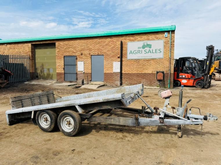 DOUBLE AXLE TILTING BED TRAILER*VIDEO*