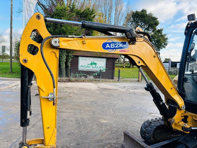 CATERPILLAR 302.7 TRACKED EXCAVATOR *YEAR 2014* C/W QUICK HITCH *VIDEO*