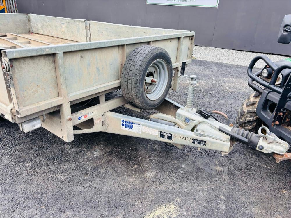 IFOR WILLIAMS 14FT 6 TWIN AXLE TRAILER *C/W SIDES AND RAMPS*YEAR 2020*VIDEO*