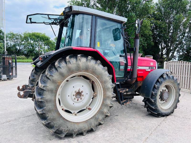 MASSEY FERGUSON 6180 4WD TRACTOR *5576 HOURS* C/W FRONT LINKAGE*VIDEO*