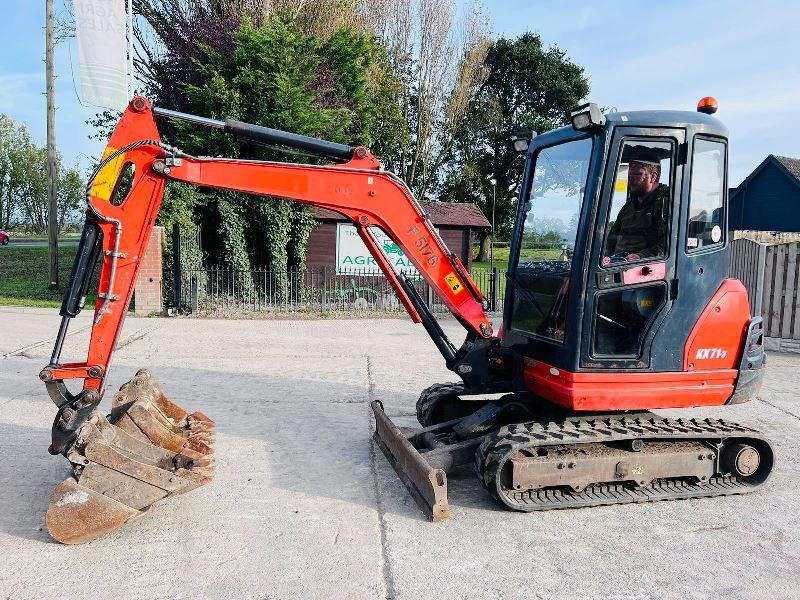 KUBOTA KX71-3 EXCAVATOR *YEAR 2014, 4211 HOURS, ONE OWNER FROM NEW*VIDEO*