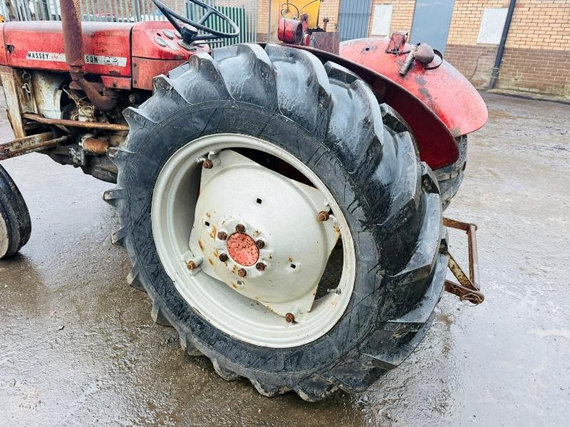 MASSEY FERGUSON 2WD 130 TRACTOR*TURNS OVER DOESNT START*VIDEO*