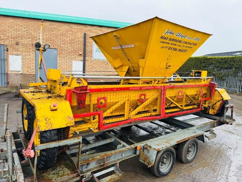 TAR SPREADER*C/W TRAILER*VIDEO*