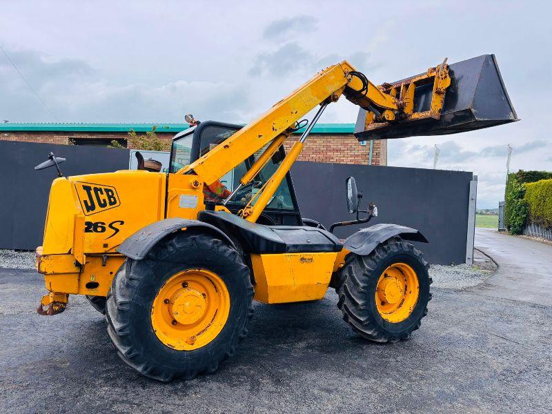 JCB 526S TURBO TELEHANDLER *C/W BUCKET*VIDEO*