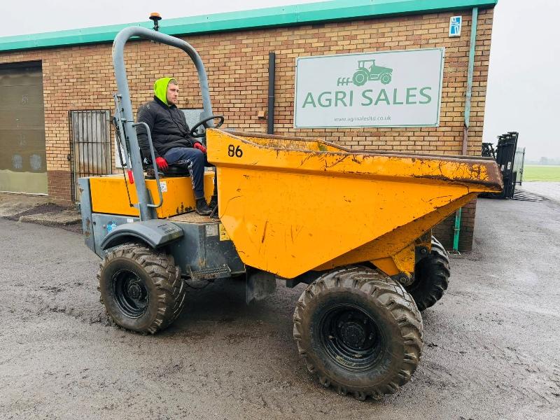 TEREX TA3H DUMPER*YEAR 2013*C/W KUBOTA ENGINE*VIDEO*